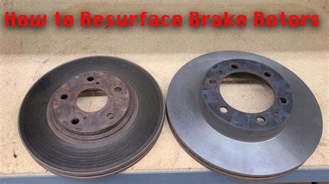 can you resurface slotted rotors|Brake Rotor Resurfacing DIY .
